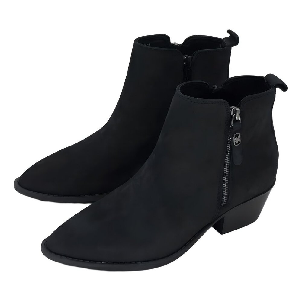 Lucky Brand Ailein Pointed Toe Ankle Boots Black - 7M - Picture 2 of 6